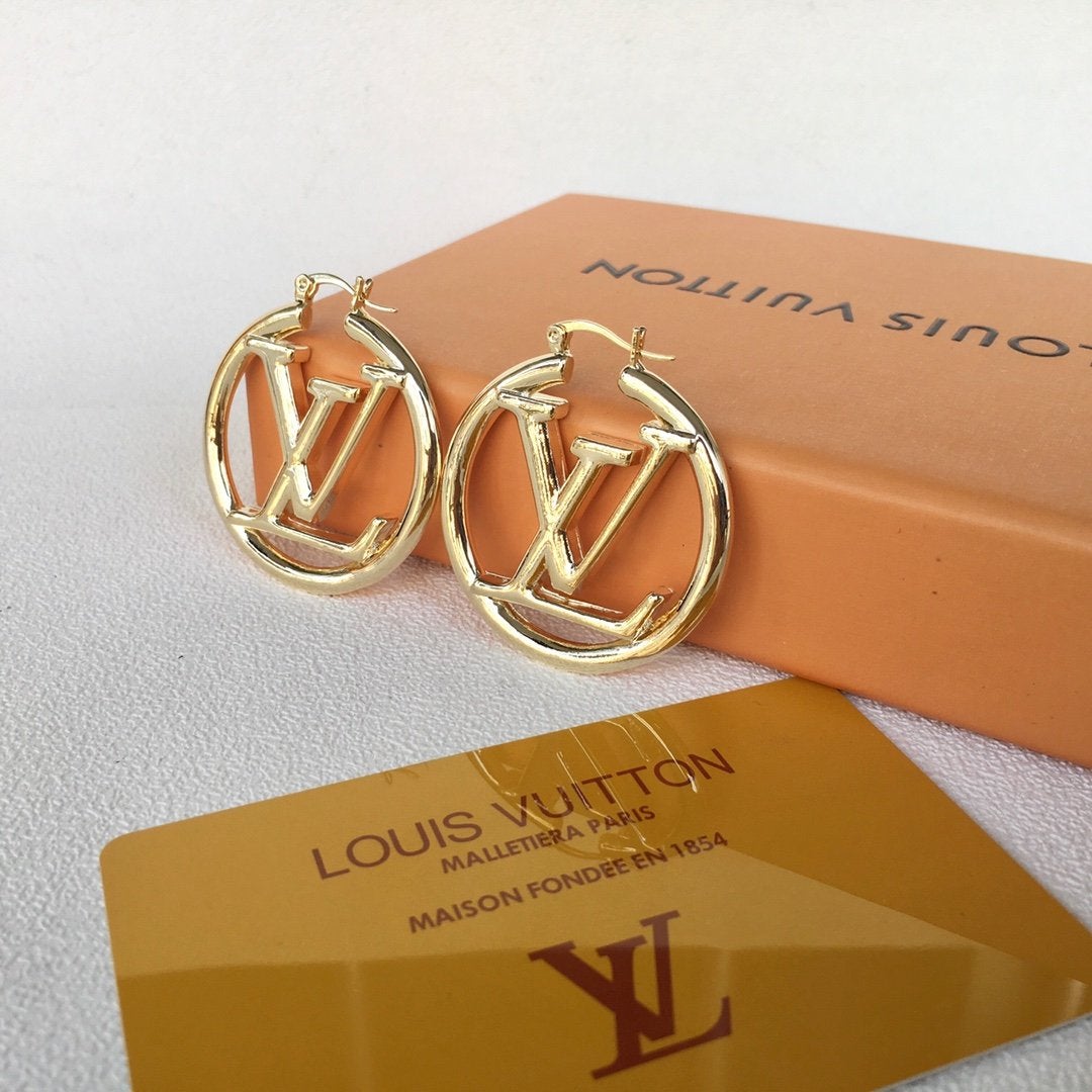 2025 Fashion Letter Hollow Earrings