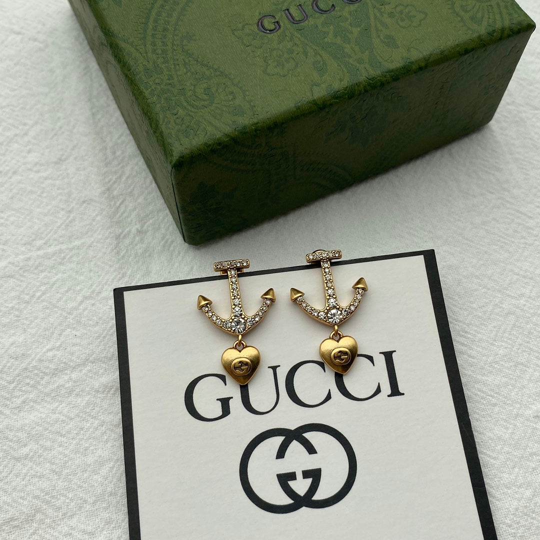 2025 Anchor Diamond Earrings