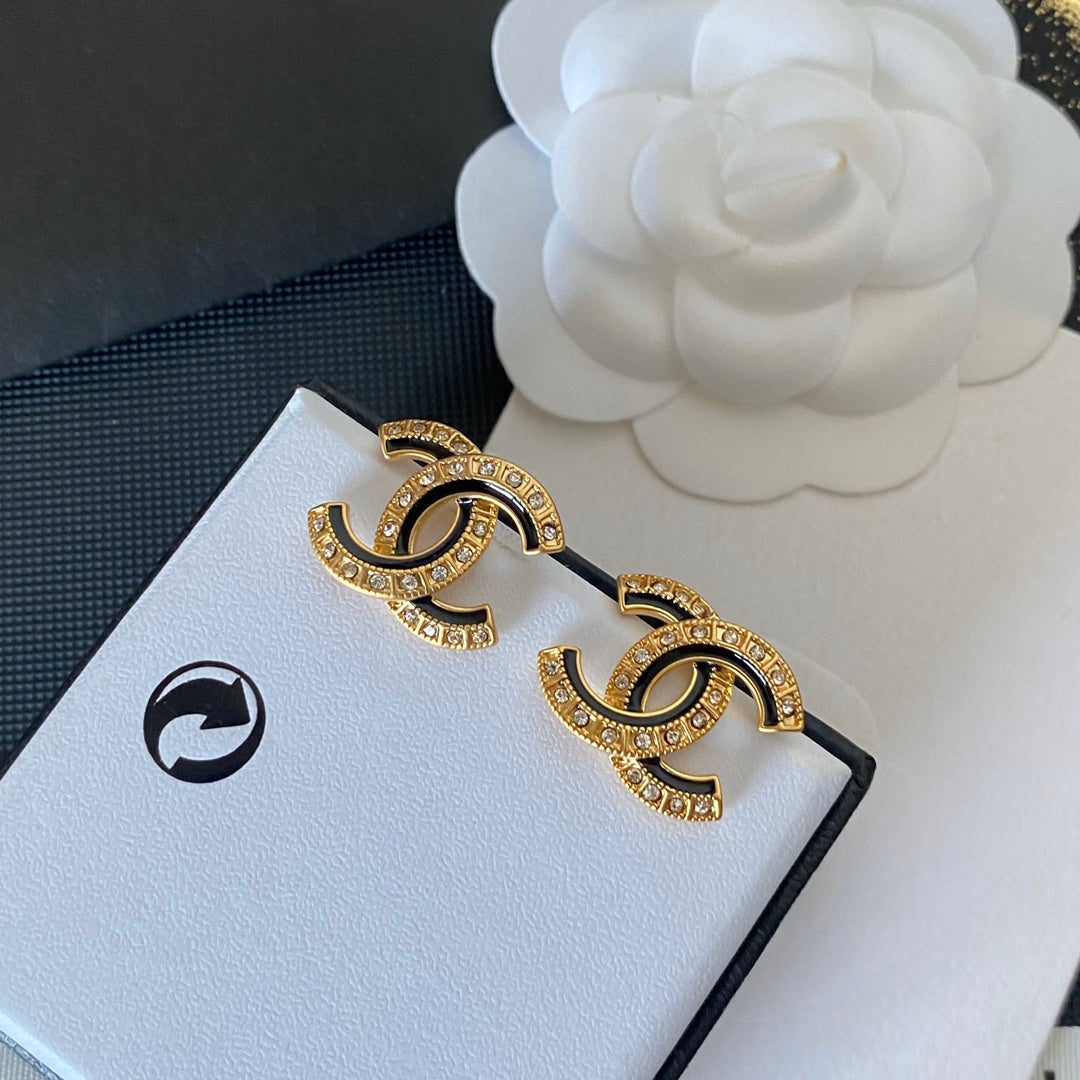 2025 Simple Diamond Letter Stud Earrings