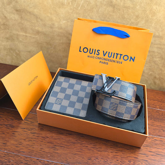 2025 L Home Classic Belt + Wallet Set
